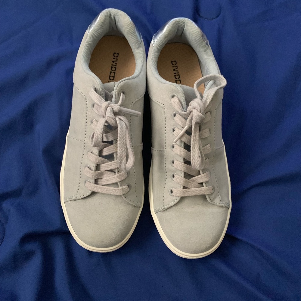 H&M Light Blue Suede Sneakers